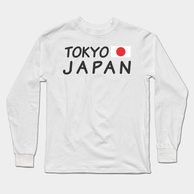 tokyo japan symbol Long Sleeve T-Shirt by Kopandavil